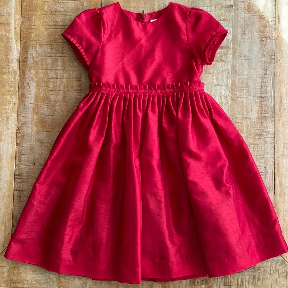 Edgehill Collection girls holiday red dress size 4t